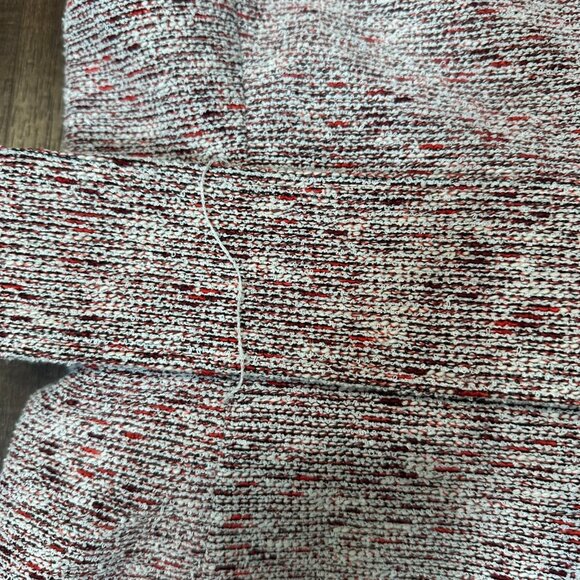 Theory Mod Belted Dress Size 10 Sheath Red White Work Career Office Classic - Picture 4 of 9